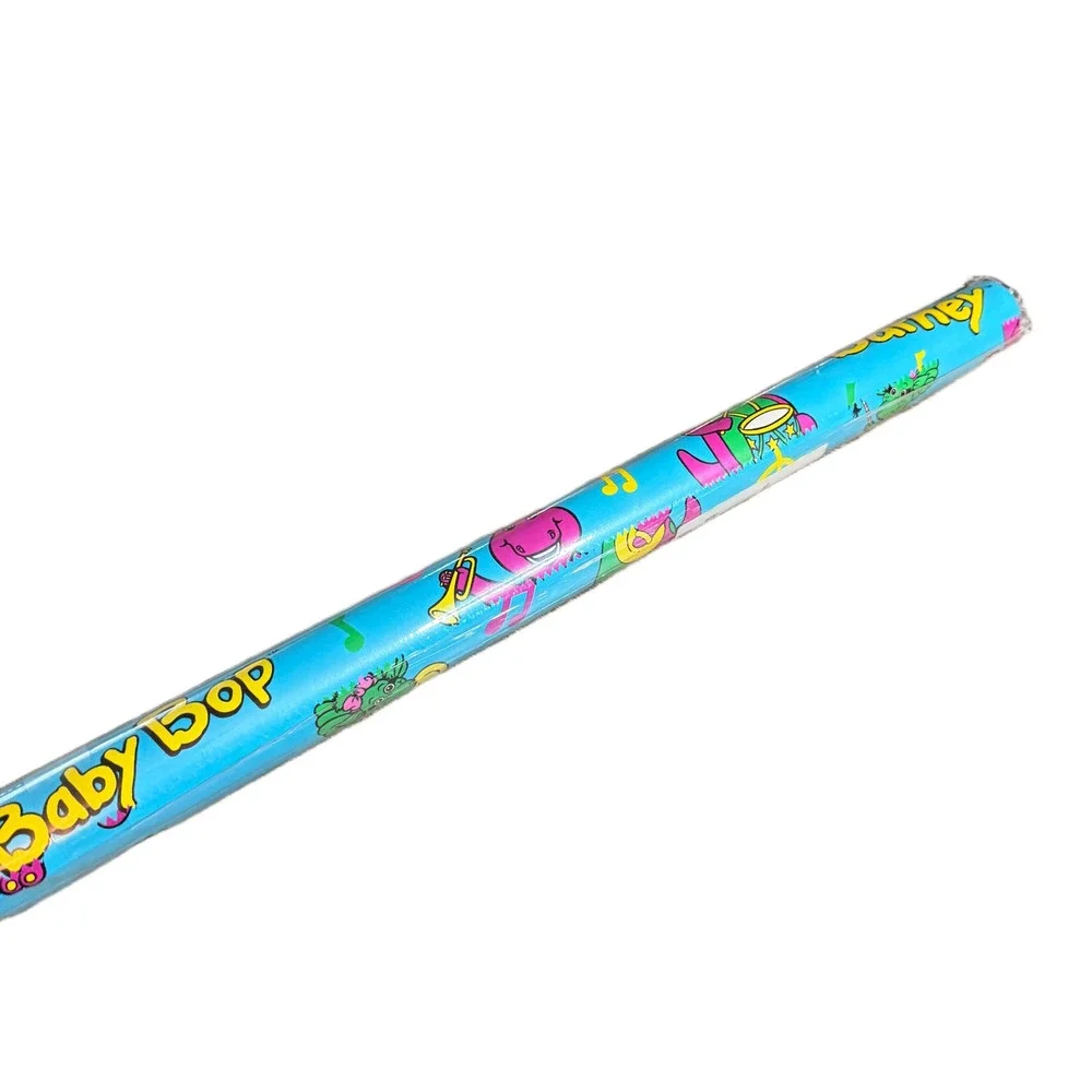 Vintage 1993 Hallmark Barney & Baby Bop Gift Wrap 15 Sq Ft New Sealed 90s Retro